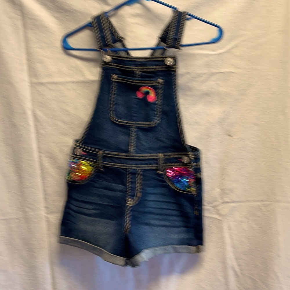 Jordache overall shorts size 10 to 12